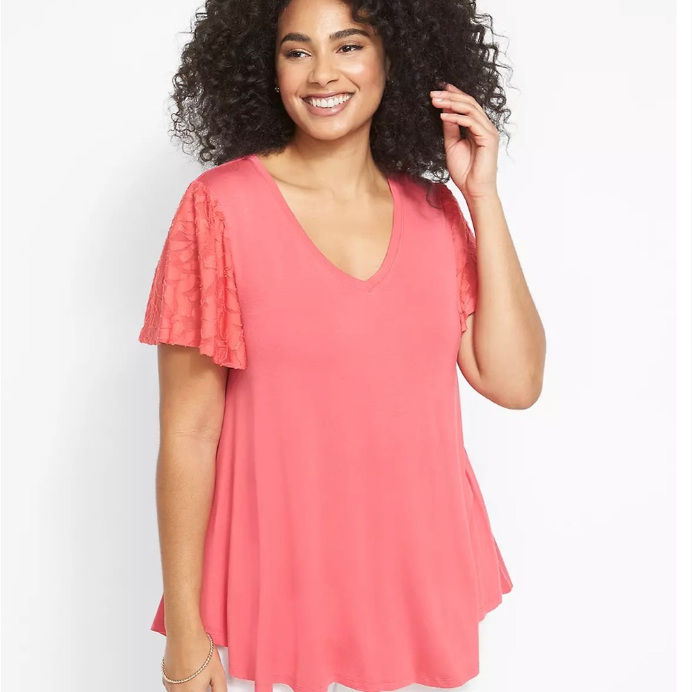 Short Sleeve tunic Lane Bryant size 18/20